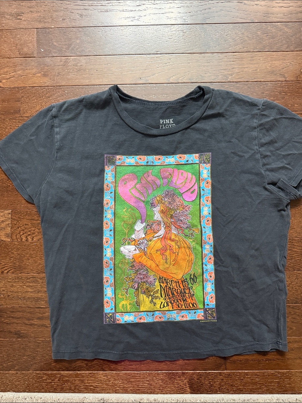Pink Floyd Cropped Baby Tee
